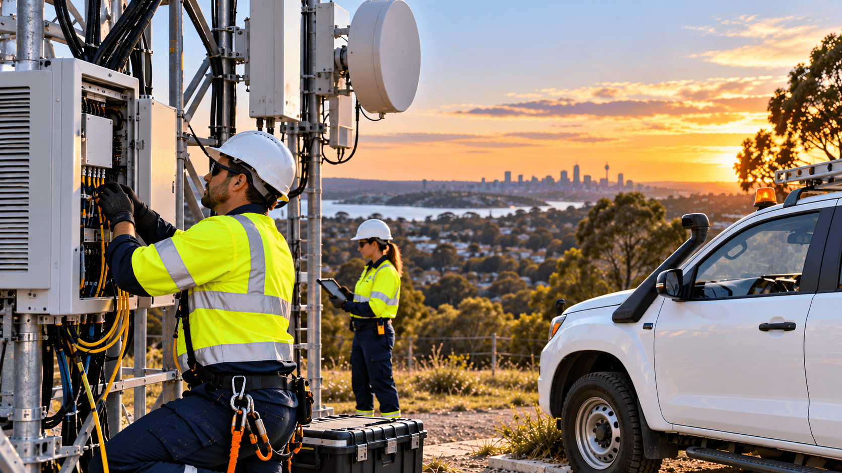 Council and public works vehicles operating in Australia